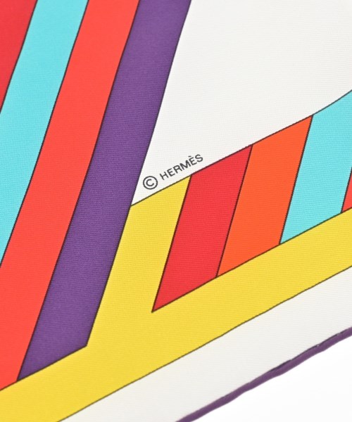 HERMES（エルメス）バンダナ・スカーフ その他（柄物・カラフル） サイズ:90 レディース/2200652145014