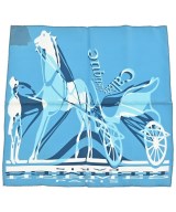 HERMES（エルメス）バンダナ・スカーフ 青 サイズ:- レディース/2200652145045