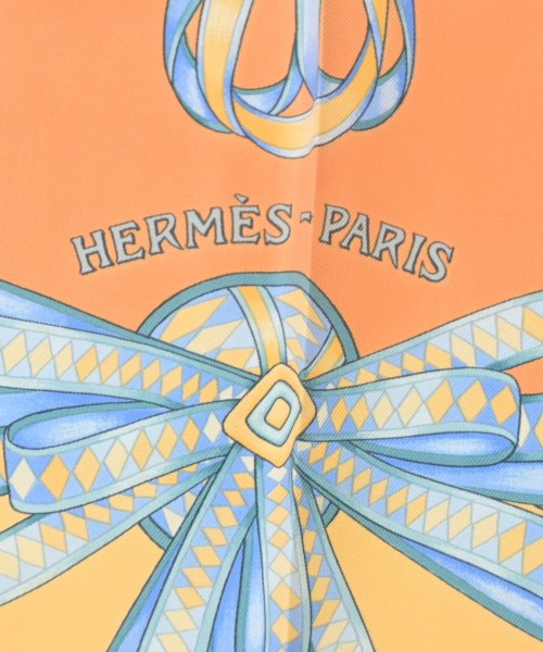 HERMES（エルメス）バンダナ・スカーフ 黄 サイズ:90 レディース/2200652145069