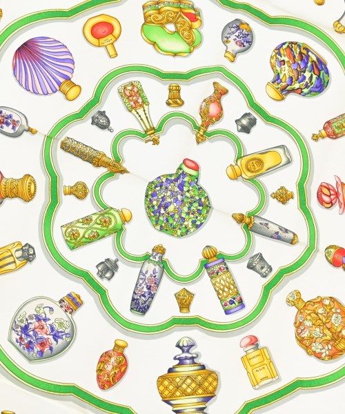 HERMES（エルメス）バンダナ・スカーフ 赤 サイズ:90 レディース/2200652145106