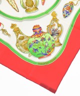 HERMES（エルメス）バンダナ・スカーフ 赤 サイズ:90 レディース/2200652145106