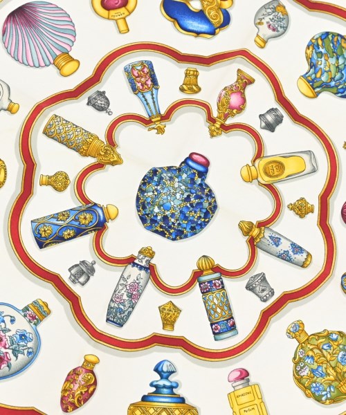 HERMES（エルメス）バンダナ・スカーフ 紺 サイズ:90 レディース/2200652145113