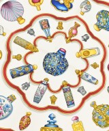 HERMES（エルメス）バンダナ・スカーフ 紺 サイズ:90 レディース/2200652145113