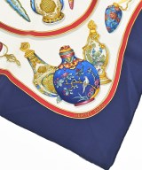 HERMES（エルメス）バンダナ・スカーフ 紺 サイズ:90 レディース/2200652145113