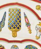 HERMES（エルメス）バンダナ・スカーフ 紺 サイズ:90 レディース/2200652145113