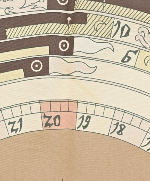 HERMES（エルメス）バンダナ・スカーフ ベージュ サイズ:90 レディース/2200652145120