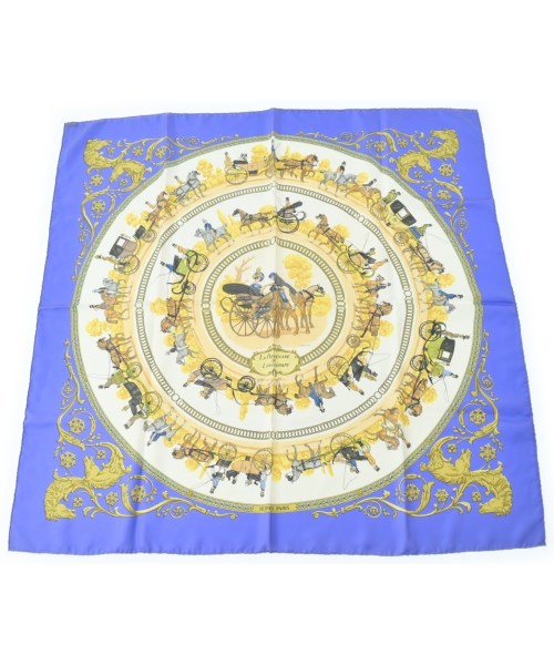 HERMES(エルメス)バンダナ・スカーフ 紫 サイズ:90/2200652145144