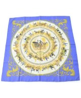 HERMES（エルメス）バンダナ・スカーフ 紫 サイズ:90 レディース/2200652145144