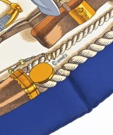 HERMES（エルメス）バンダナ・スカーフ 紺 サイズ:90 レディース/2200652145151