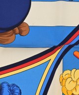 HERMES（エルメス）バンダナ・スカーフ 青 サイズ:90 レディース/2200652145168