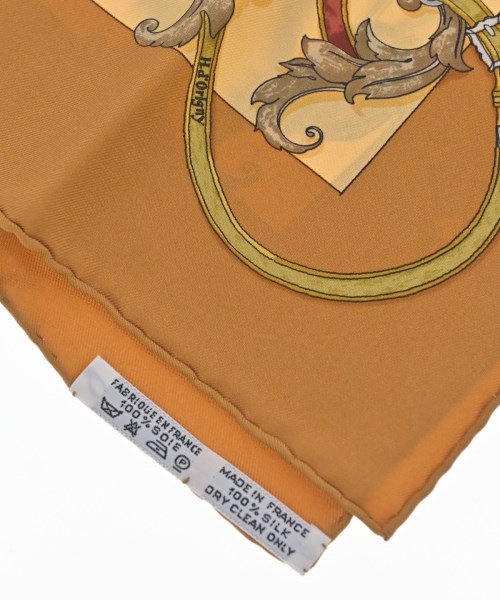 HERMES（エルメス）バンダナ・スカーフ ベージュ サイズ:45 レディース/2200652145175