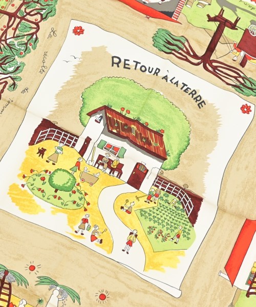 HERMES（エルメス）バンダナ・スカーフ その他（柄物・カラフル） サイズ:90 レディース/2200652145212