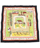 HERMES（エルメス）バンダナ・スカーフ その他（柄物・カラフル） サイズ:90 レディース/2200652145212