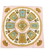 HERMES（エルメス）バンダナ・スカーフ ピンク サイズ:90 レディース/2200652300369