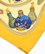 HERMES（エルメス）バンダナ・スカーフ 黄 サイズ:90 レディース/2200652300376