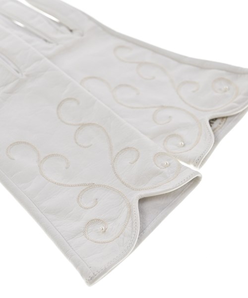 HERMES（エルメス）手袋 白 サイズ:7 レディース/2200652477085