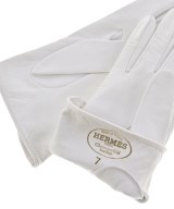 HERMES（エルメス）手袋 白 サイズ:7 レディース/2200652477085