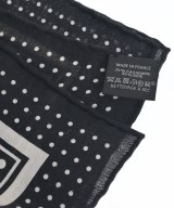 HERMES（エルメス）バンダナ・スカーフ 黒 サイズ:140 レディース/2200652848106