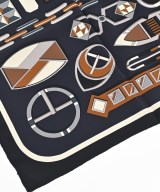 HERMES（エルメス）バンダナ・スカーフ 紺 サイズ:90 レディース/2200652848113