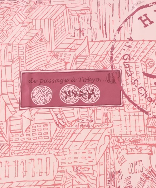 HERMES（エルメス）バンダナ・スカーフ ピンク サイズ:90 レディース/2200646067056