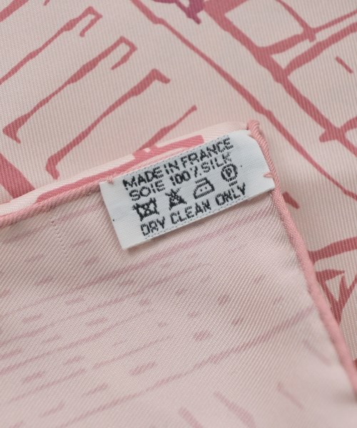 HERMES（エルメス）バンダナ・スカーフ ピンク サイズ:90 レディース/2200646067056