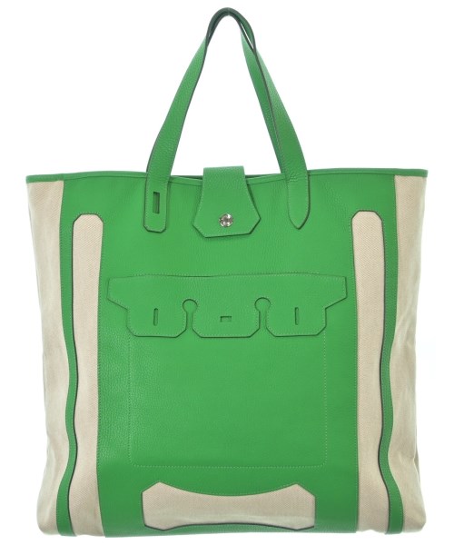 HERMES(エルメス)トートバッグ 緑 サイズ:GM/2200654124017