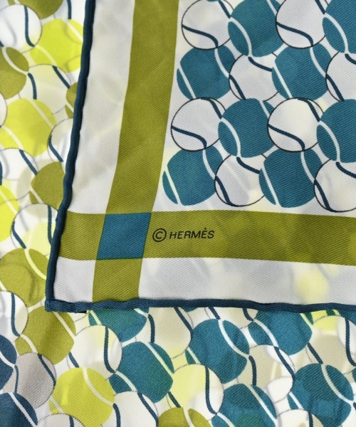 HERMES（エルメス）バンダナ・スカーフ 白 サイズ:70 レディース/2200654541043