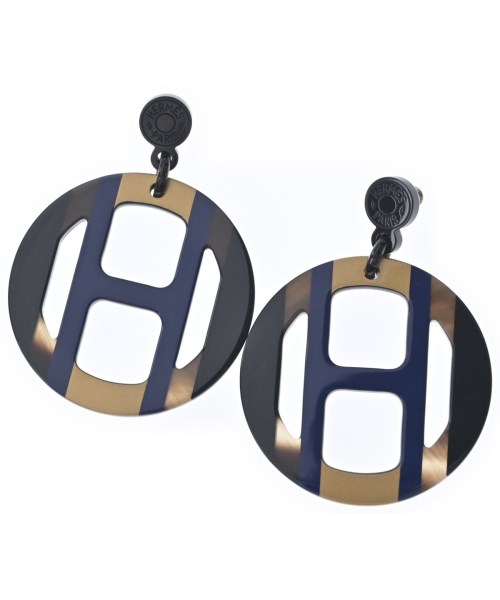 HERMES（エルメス）ピアス・イヤリング 紺 サイズ:- レディース/2200702946035