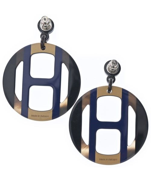 HERMES（エルメス）ピアス・イヤリング 紺 サイズ:- レディース/2200702946035