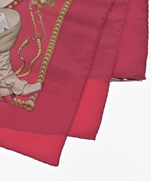 HERMES（エルメス）バンダナ・スカーフ 赤 サイズ:90 レディース/2200704510920