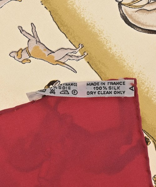 HERMES（エルメス）バンダナ・スカーフ 赤 サイズ:90 レディース/2200704510920