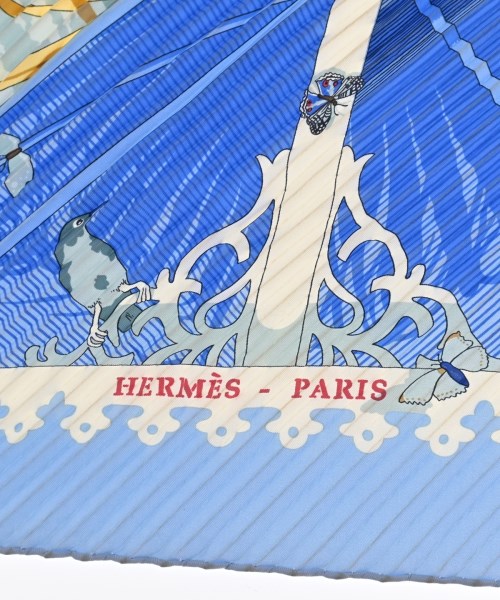 HERMES（エルメス）バンダナ・スカーフ 青 サイズ:- レディース/2200704510951