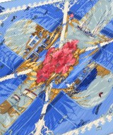 HERMES（エルメス）バンダナ・スカーフ 青 サイズ:- レディース/2200704510951