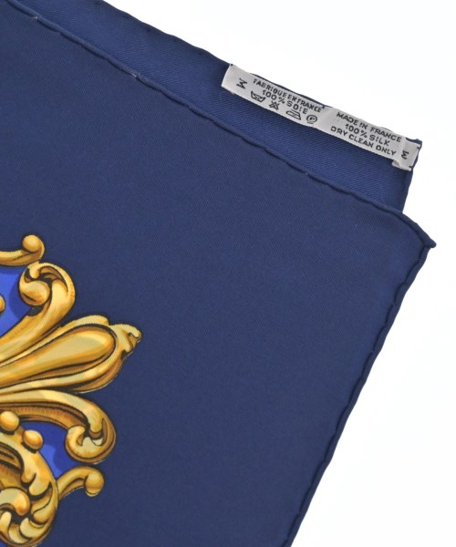 HERMES（エルメス）バンダナ・スカーフ 青 サイズ:90 レディース/2200704510982