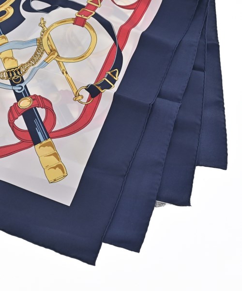 HERMES（エルメス）バンダナ・スカーフ 白 サイズ:90 レディース/2200704511040
