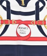 HERMES（エルメス）バンダナ・スカーフ 白 サイズ:90 レディース/2200704511040