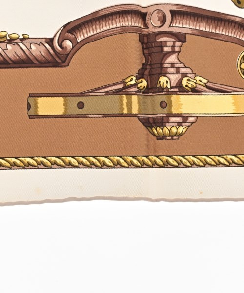 HERMES（エルメス）バンダナ・スカーフ 白 サイズ:90 レディース/2200704511064