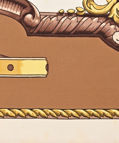 HERMES（エルメス）バンダナ・スカーフ 白 サイズ:90 レディース/2200704511064