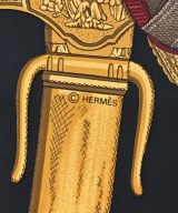 HERMES（エルメス）バンダナ・スカーフ 紺 サイズ:90 レディース/2200704511088