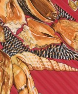 HERMES（エルメス）バンダナ・スカーフ 赤 サイズ:- レディース/2200704511095