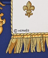 HERMES（エルメス）バンダナ・スカーフ 紺 サイズ:90 レディース/2200704511101