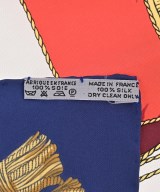 HERMES（エルメス）バンダナ・スカーフ 紺 サイズ:90 レディース/2200704511101