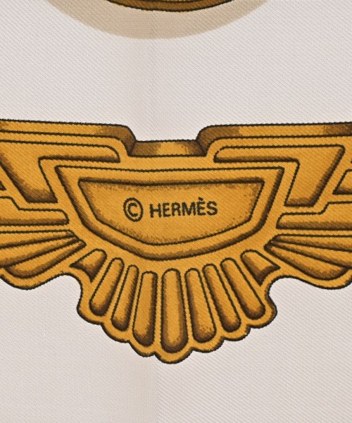 HERMES（エルメス）バンダナ・スカーフ 白 サイズ:90 レディース/2200704511125