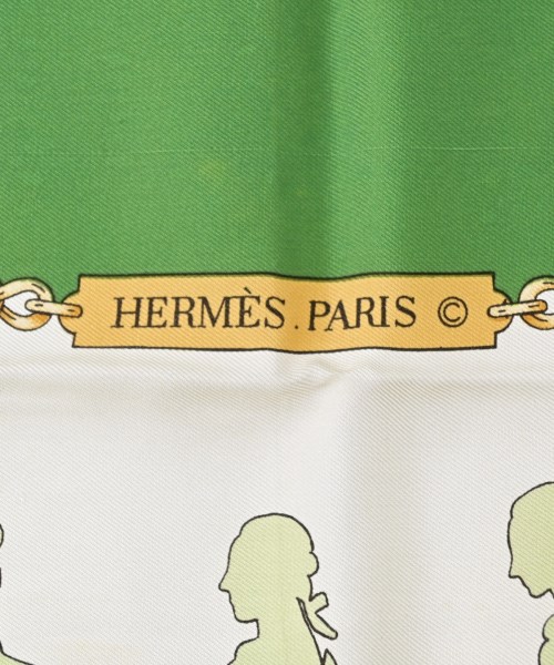 HERMES（エルメス）バンダナ・スカーフ 緑 サイズ:90 レディース/2200702246210