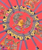 HERMES（エルメス）バンダナ・スカーフ ピンク サイズ:90 レディース/2200702347047