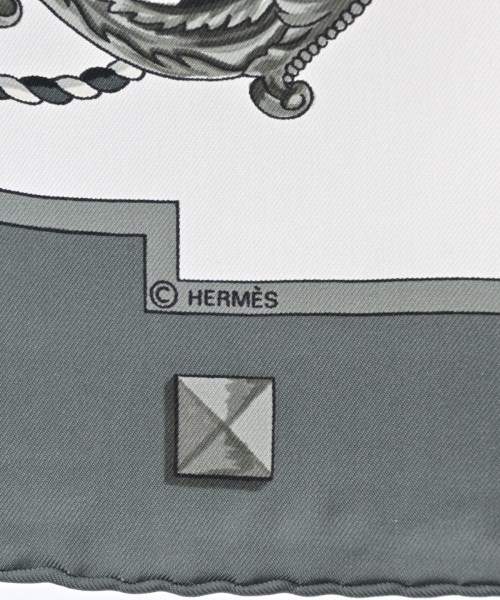 HERMES（エルメス）バンダナ・スカーフ グレー サイズ:- レディース/2200706237047