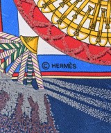 HERMES（エルメス）バンダナ・スカーフ 青 サイズ:90 レディース/2200706237146