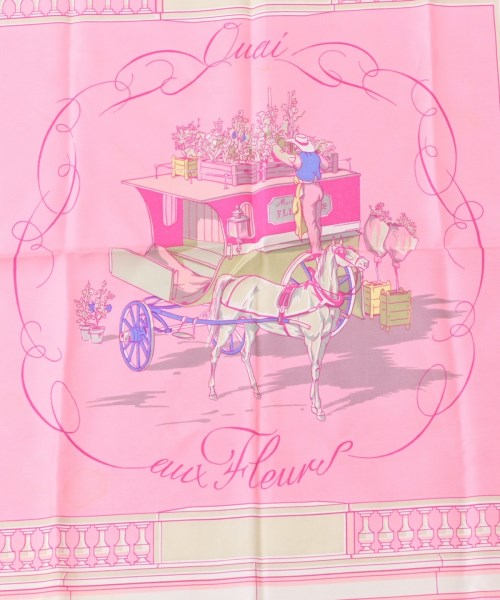 HERMES（エルメス）バンダナ・スカーフ ピンク サイズ:- レディース/2200706237917