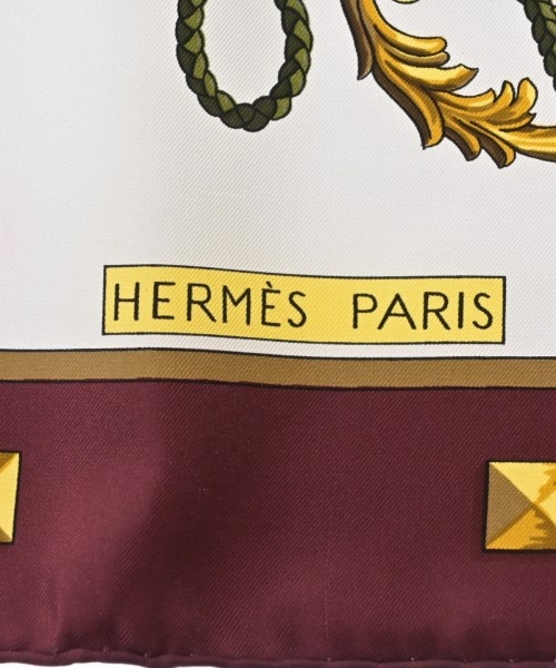 HERMES（エルメス）バンダナ・スカーフ 白 サイズ:- レディース/2200706238037