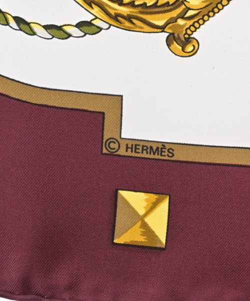HERMES（エルメス）バンダナ・スカーフ 白 サイズ:- レディース/2200706238037
